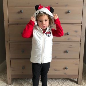 BNWOT Disney Minnie Mouse Toddler Vest 3T